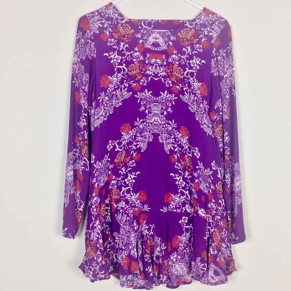 Free People Smooth Talker Tunic With Cut Out Back